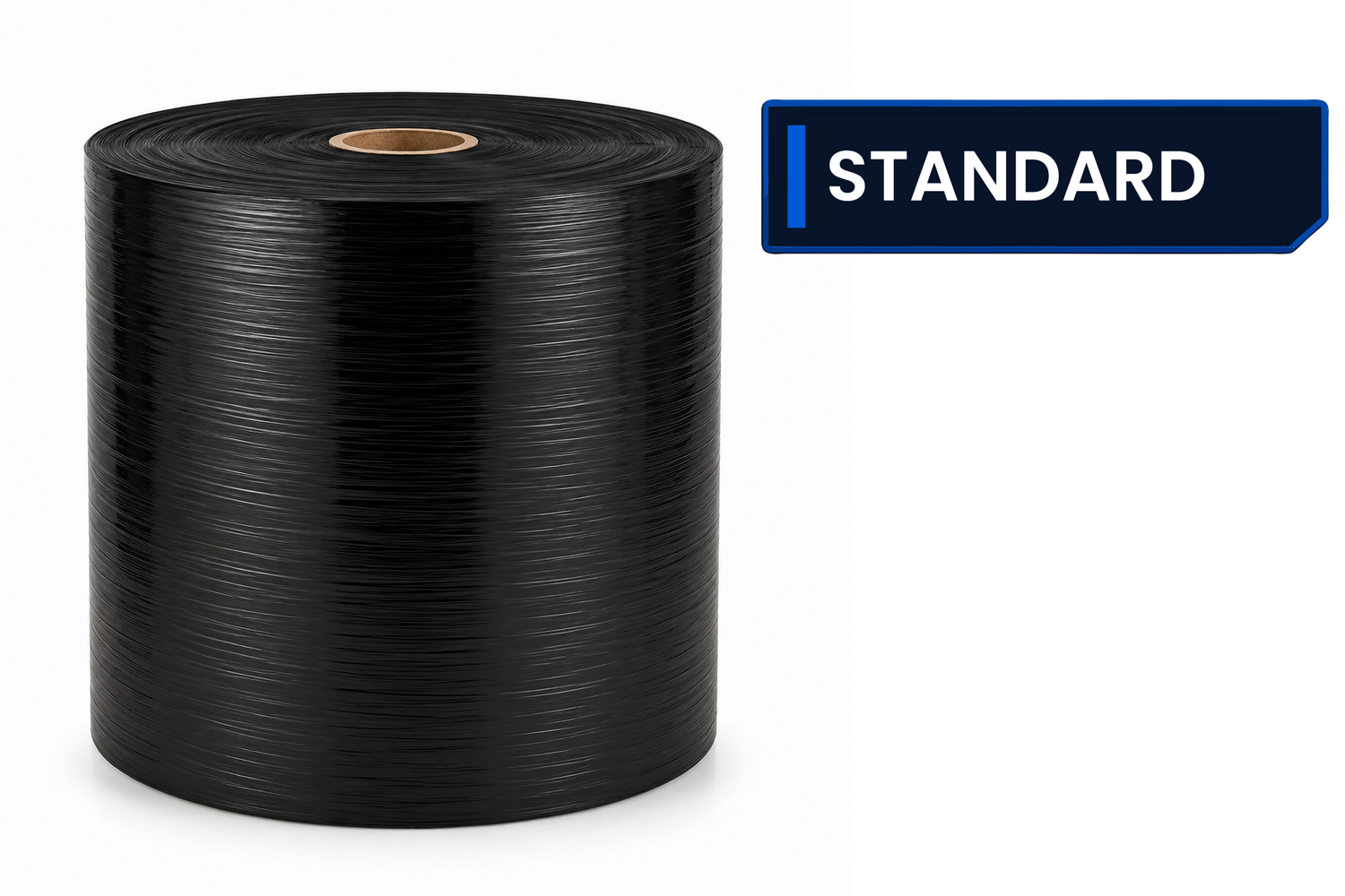 Folia Stretch Jumbo czarna STANDARD