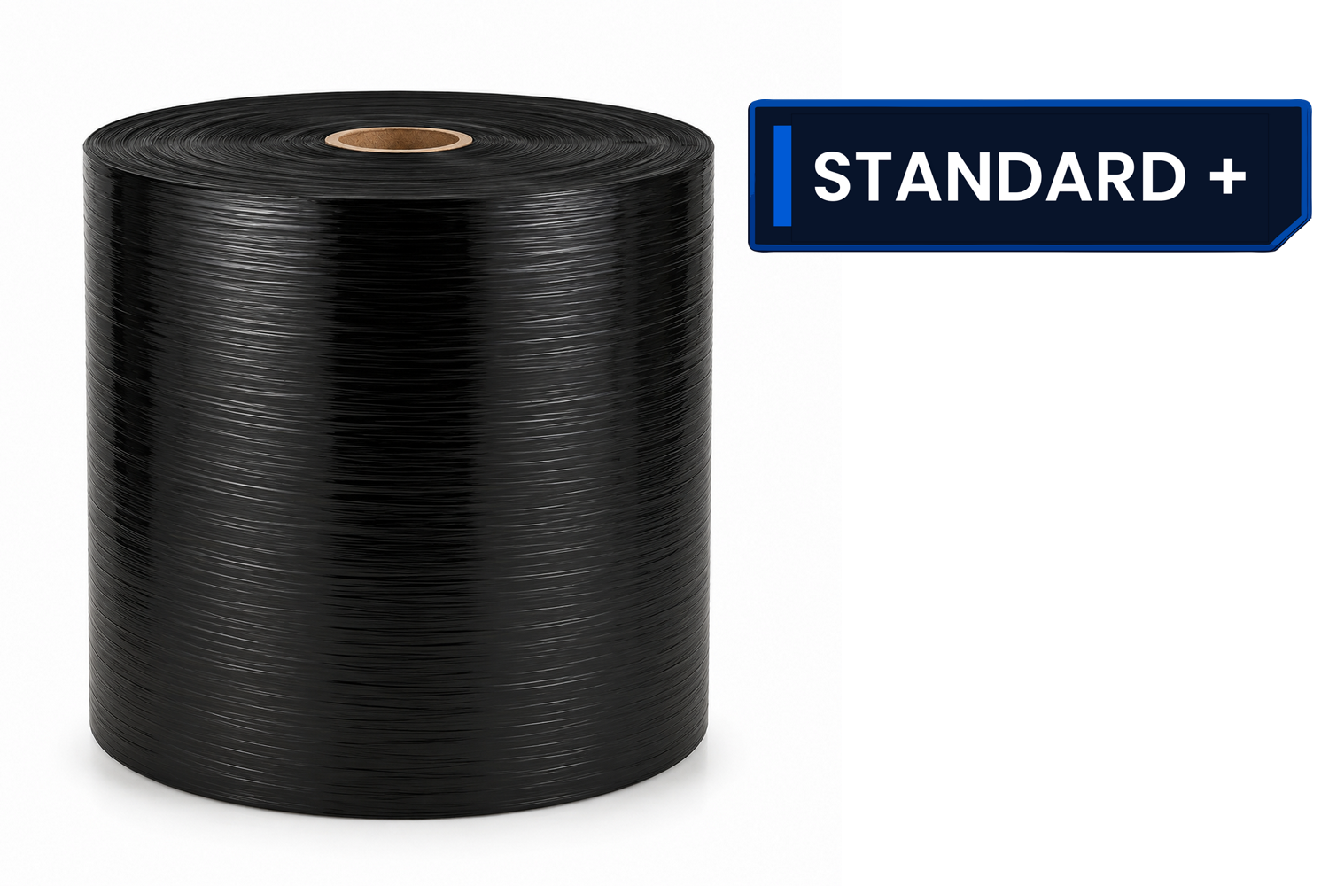 Folia Stretch Jumbo czarna STANDARD PLUS